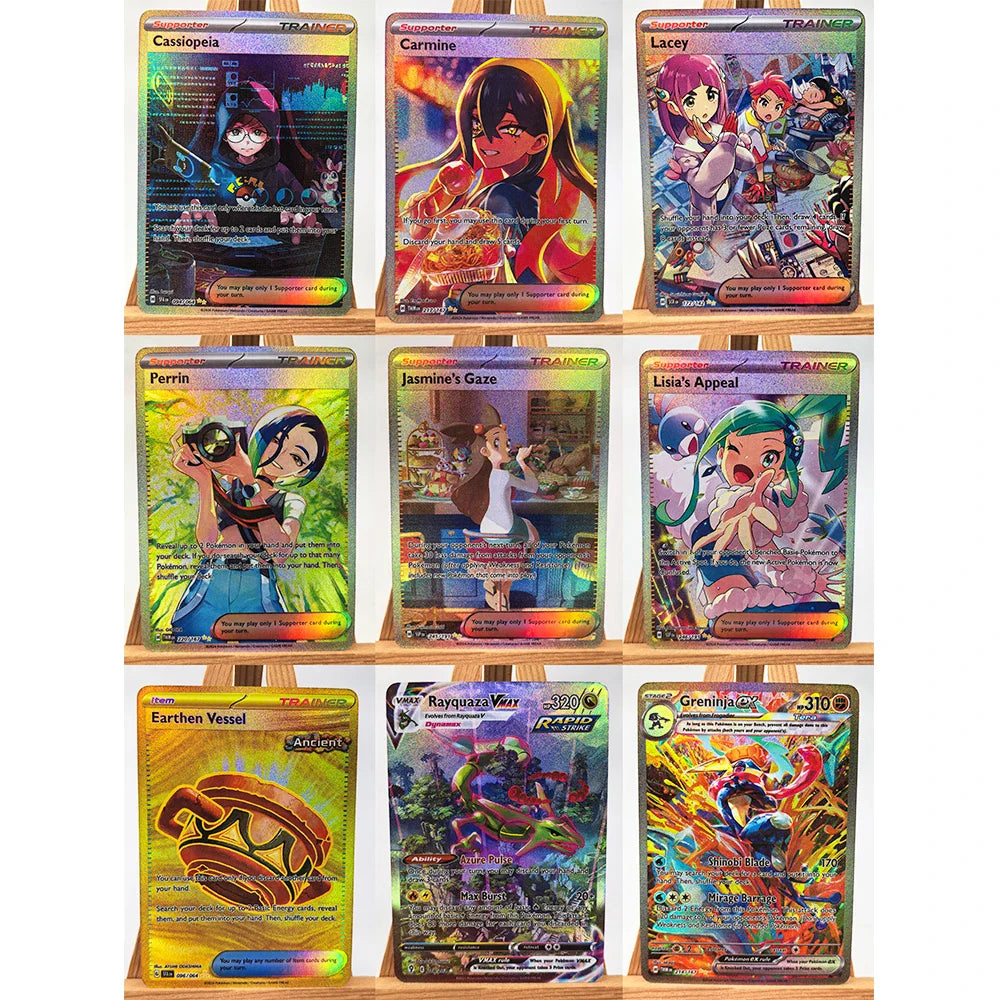 Pokémon Trainer Lisia with Greninja & Mew Collectible Anime Trading Card Set - Image 2