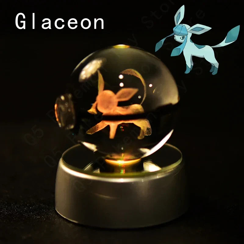 3D Pokémon Crystal Ball with LED Lamp Base - Image 25