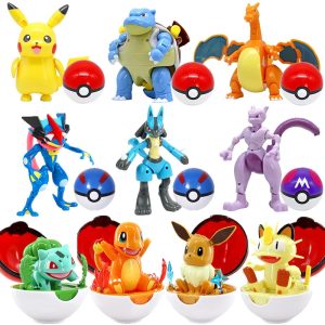 Pokémon 3-Figure Set: Pikachu, Charizard, Greninja