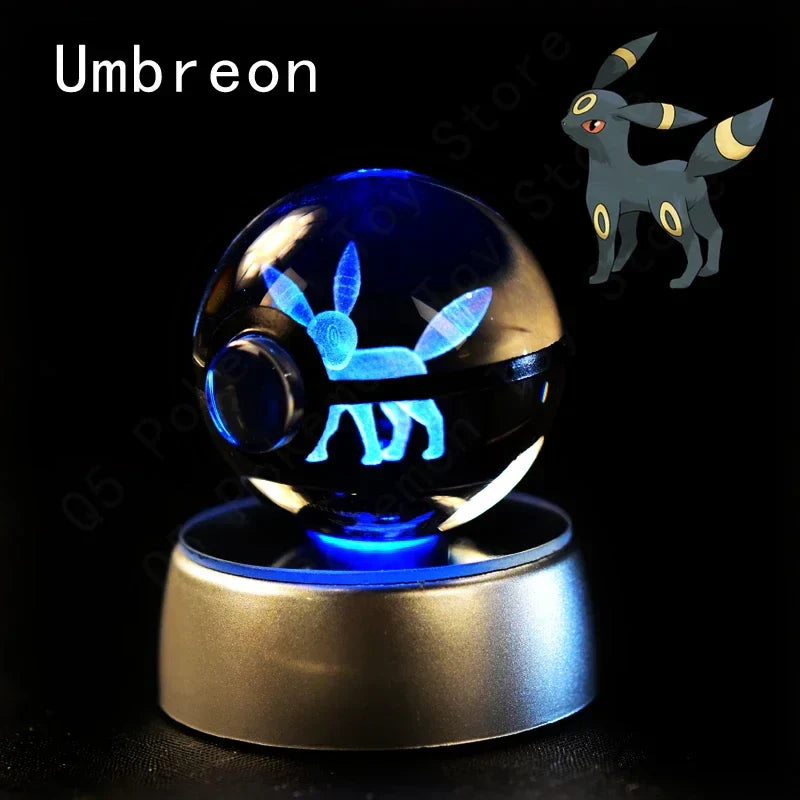 3D Pokémon Crystal Ball with LED Lamp Base - Image 28