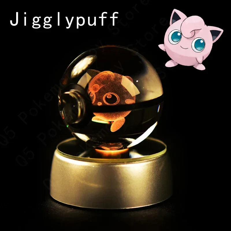 3D Pokémon Crystal Ball with LED Lamp Base - Image 8