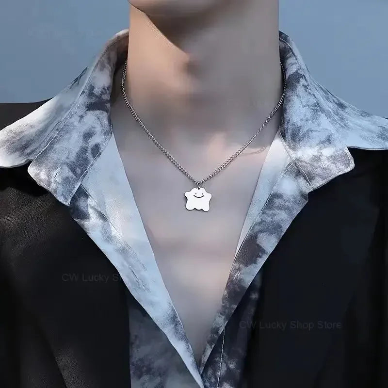 Pokémon Ditto Shiny Titanium Steel Necklace - Image 2