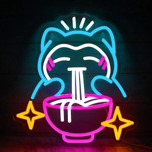 Pokémon Ramen Neon Light – Cute Bear LED