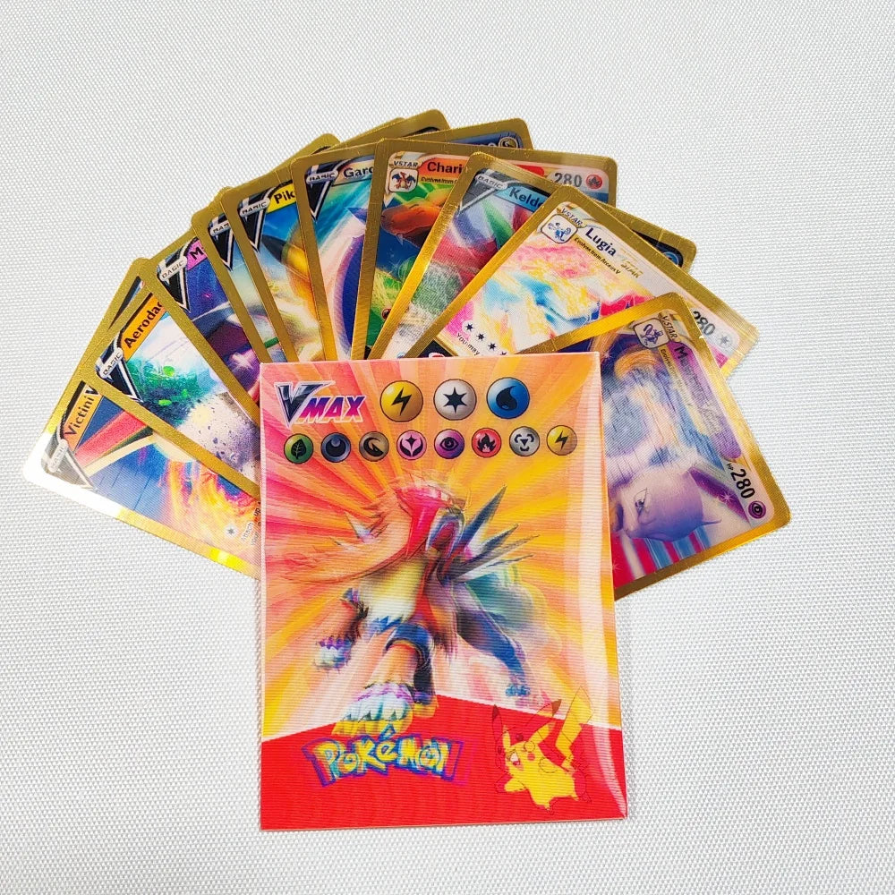 Pokémon Rainbow Holo Card Set 2024 – 60pcs VMAX, GX, EX - Image 8