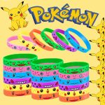 Pokémon Silicone Bracelets – 12pcs Party Pack 