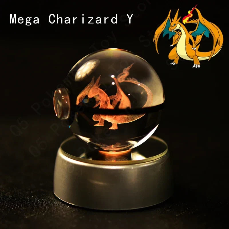3D Pokémon Crystal Ball with LED Lamp Base - Image 33