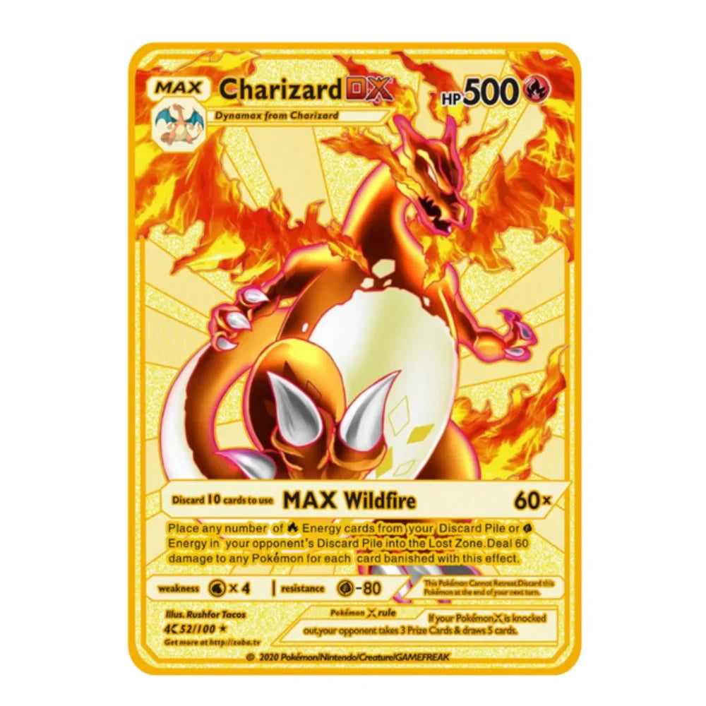 Charizard GX VMAX Gold Metal Card - Image 22