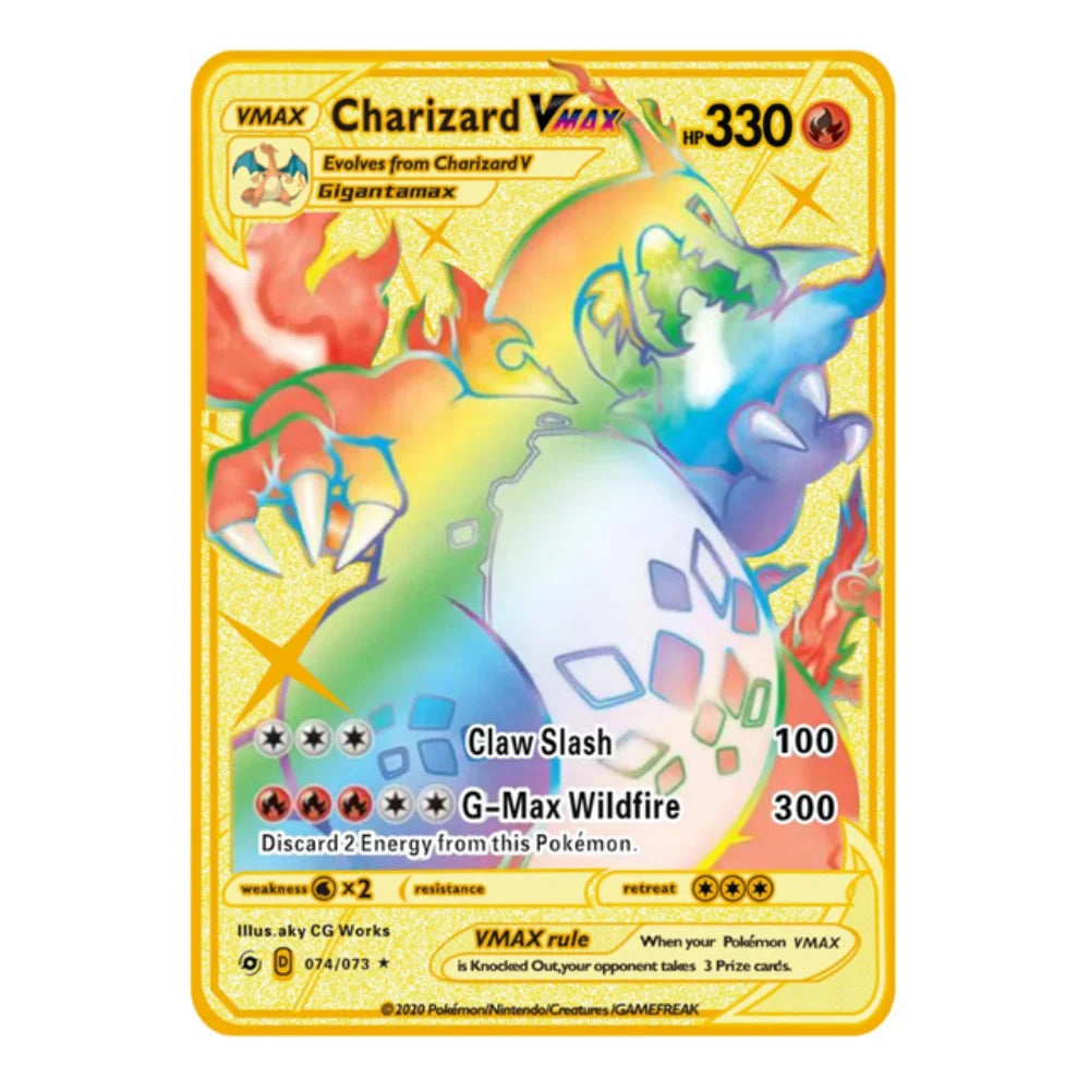 Charizard GX VMAX Gold Metal Card - Image 35