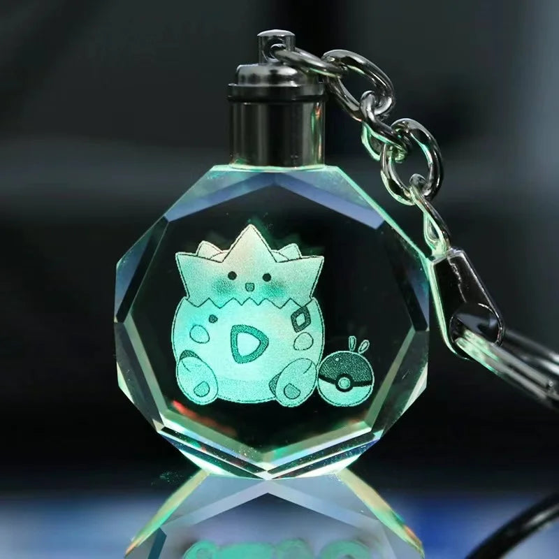 Pokémon Crystal Glow Luminous Keychain Figures - Image 26