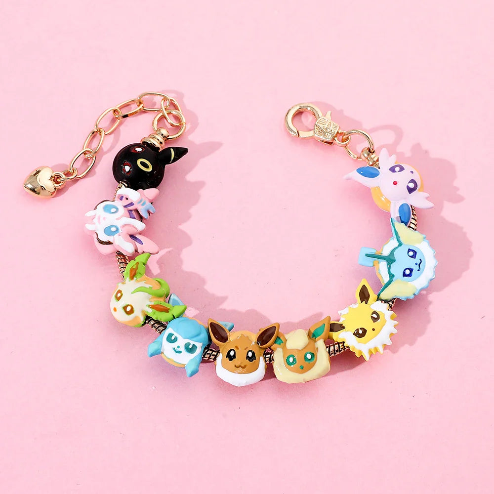 Pokémon Kawaii Enamel Beaded Charm Bracelet - Image 5