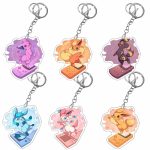 Pokémon Eeveelution Acrylic Character Keychain Set