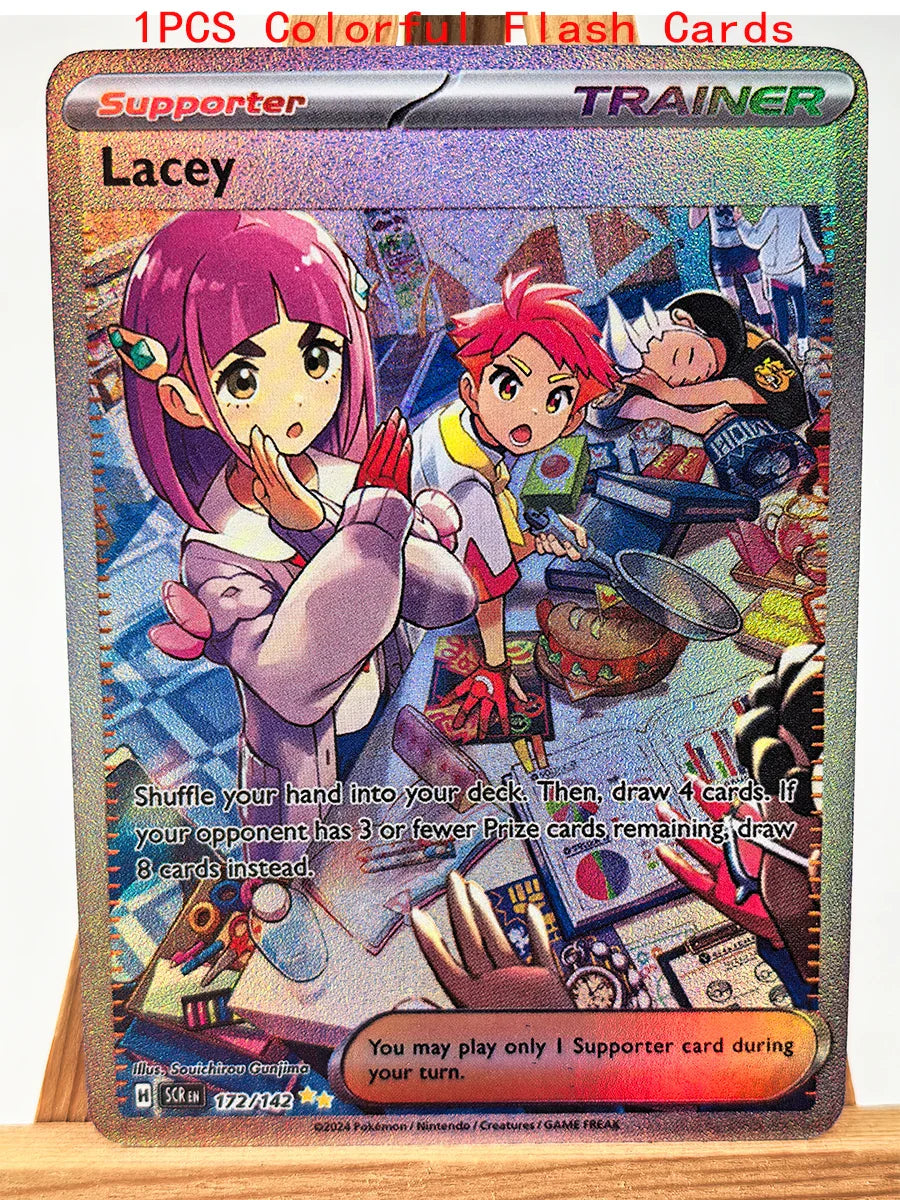 Pokémon Trainer Lisia with Greninja & Mew Collectible Anime Trading Card Set - Image 29