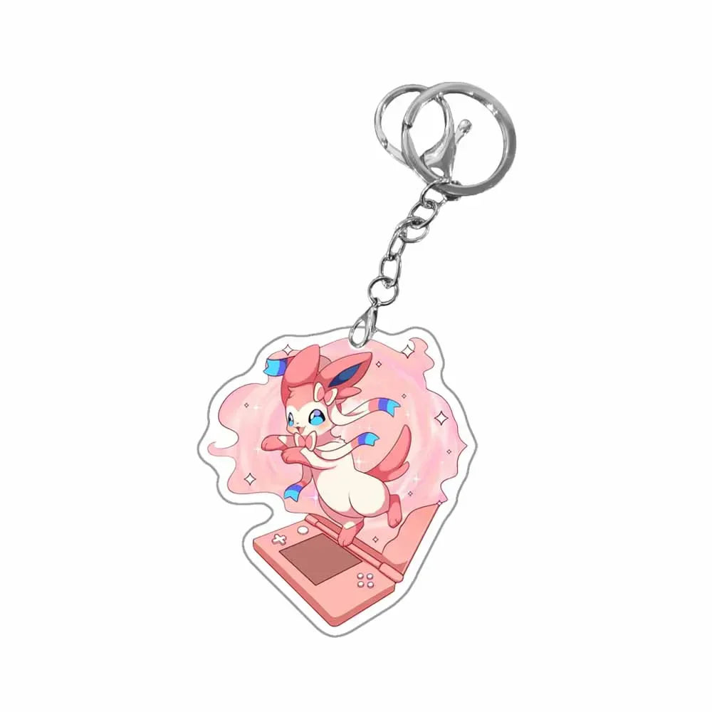 Pokémon Eeveelution Acrylic Character Keychain Set - Image 3