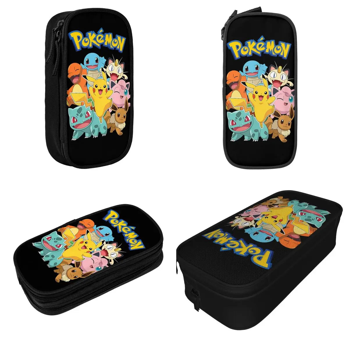 Pokémon Character Group Zipper Pencil Case Set - Image 2