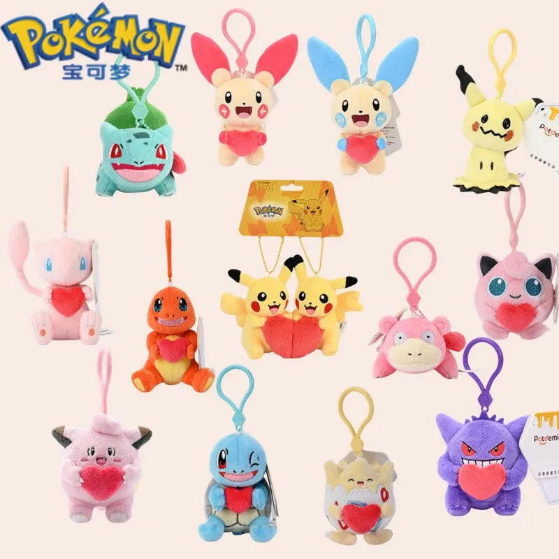 Pokémon Plush Keyring – Cute Mini Plush Charm