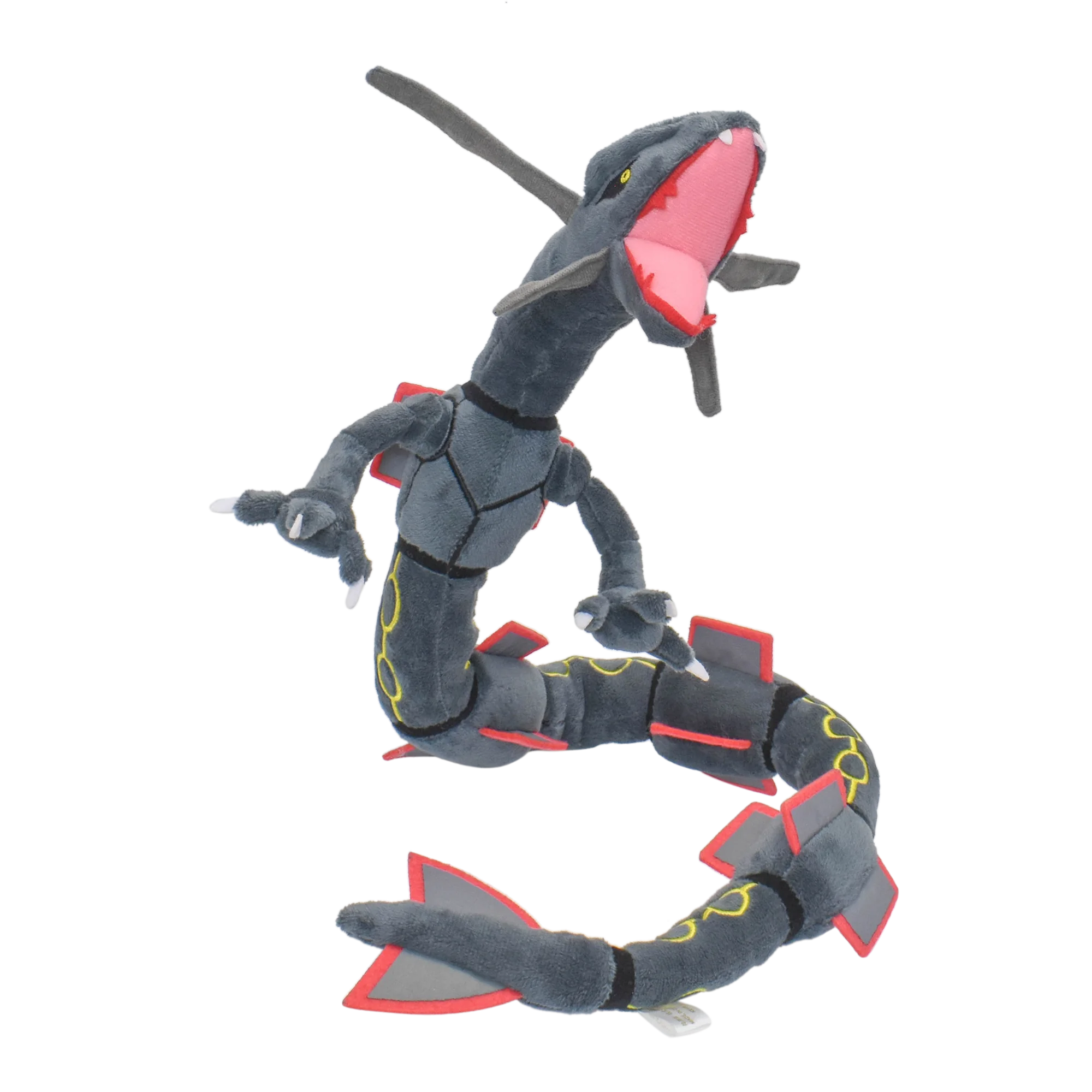 Shiny Rayquaza Plush Toy – 12-Inch Black Dragon Pokémon Stuffed Doll - Image 6