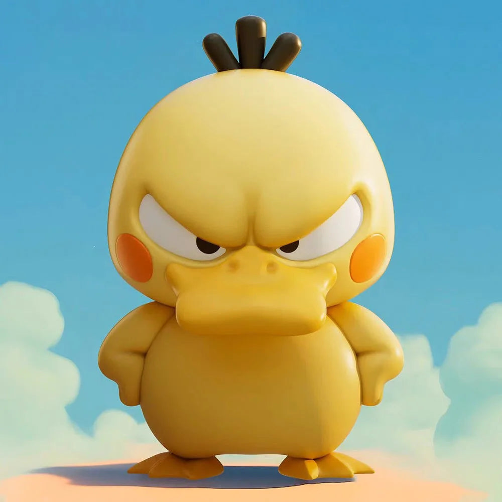 Mini Pokémon Psyduck Angry Collectible Figure