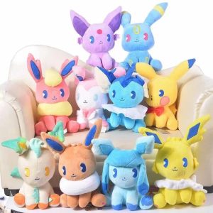 Pokémon Eevee Evolution Soft Plush Toy Set