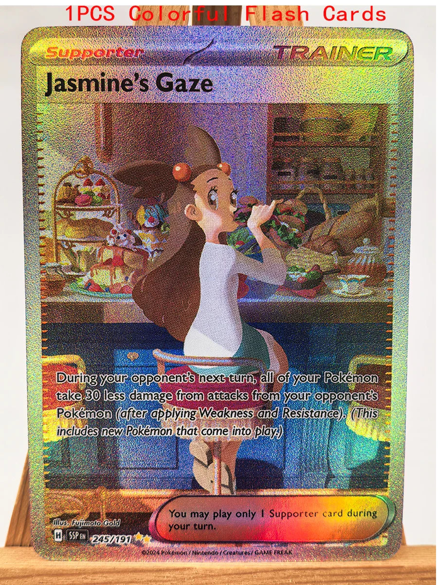 Pokémon Trainer Lisia with Greninja & Mew Collectible Anime Trading Card Set - Image 9