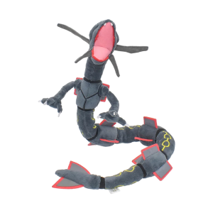 Shiny Rayquaza Plush Toy – 12-Inch Black Dragon Pokémon Stuffed Doll