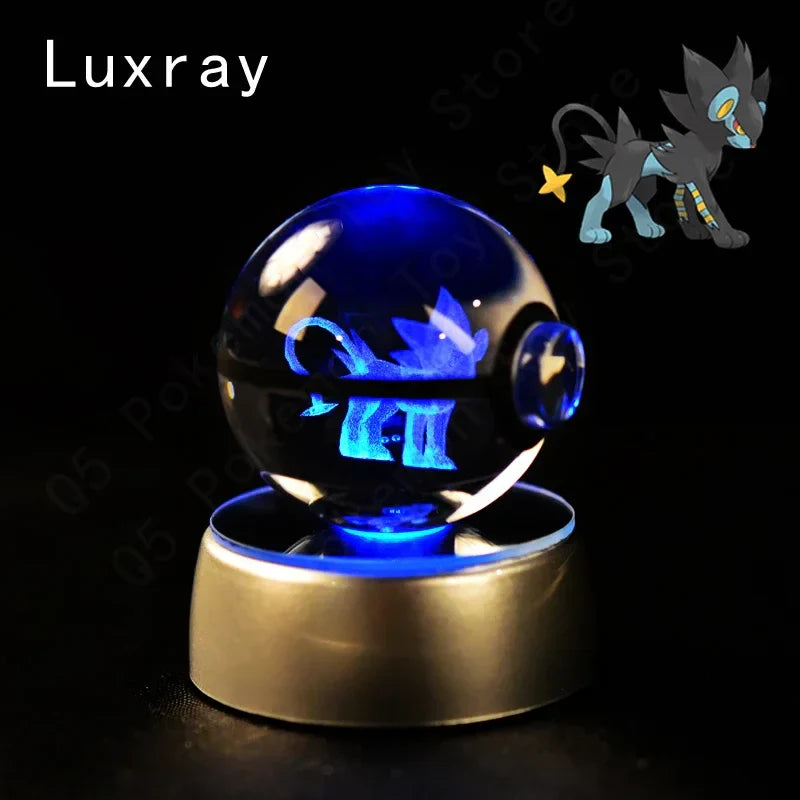 3D Pokémon Crystal Ball with LED Lamp Base - Image 13