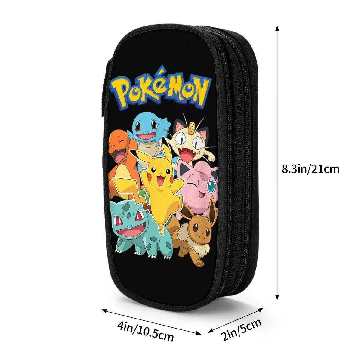 Pokémon Character Group Zipper Pencil Case Set - Image 6