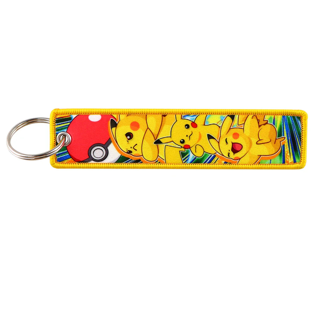 Pokémon Embroidered Keychain Cute Character Charm - Image 9