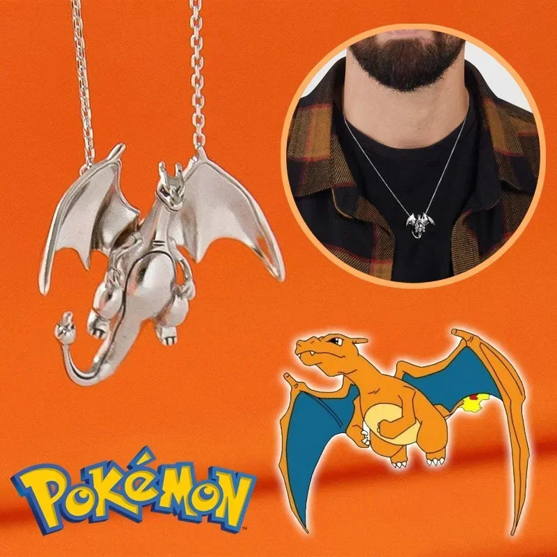 Charizard Pendant Necklace – Hip Hop Style
