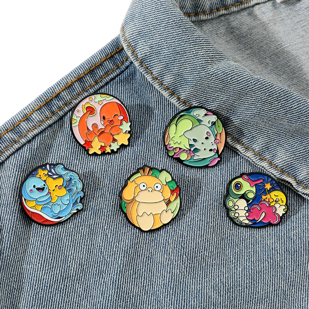Pokémon Metal Brooch Set Premium Collectible Pins - Image 4