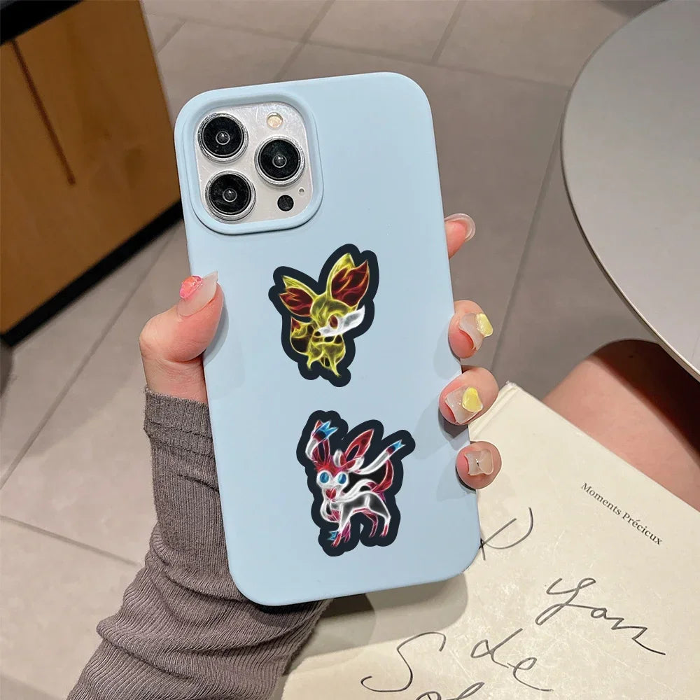 Neon Pokémon Waterproof Anime Sticker Decal Set - Image 6