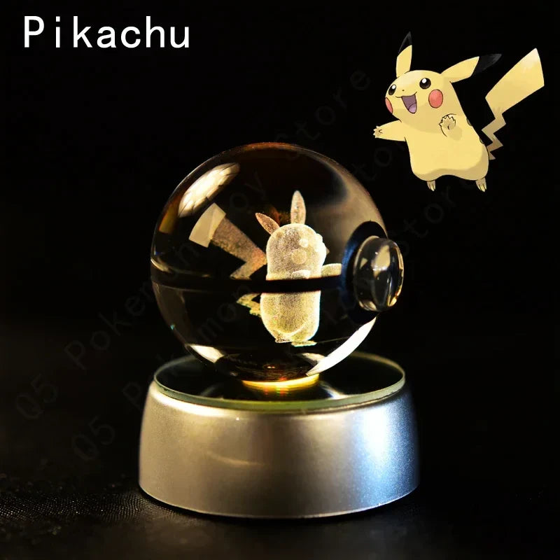 3D Pokémon Crystal Ball with LED Lamp Base - Image 39