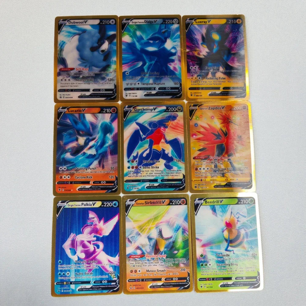 Pokémon Rainbow Holo Card Set 2024 – 60pcs VMAX, GX, EX - Image 6