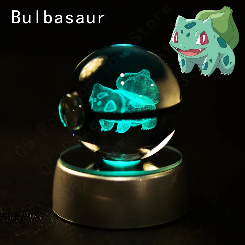 3D Pokémon Crystal Ball with LED Lamp Base - Image 31